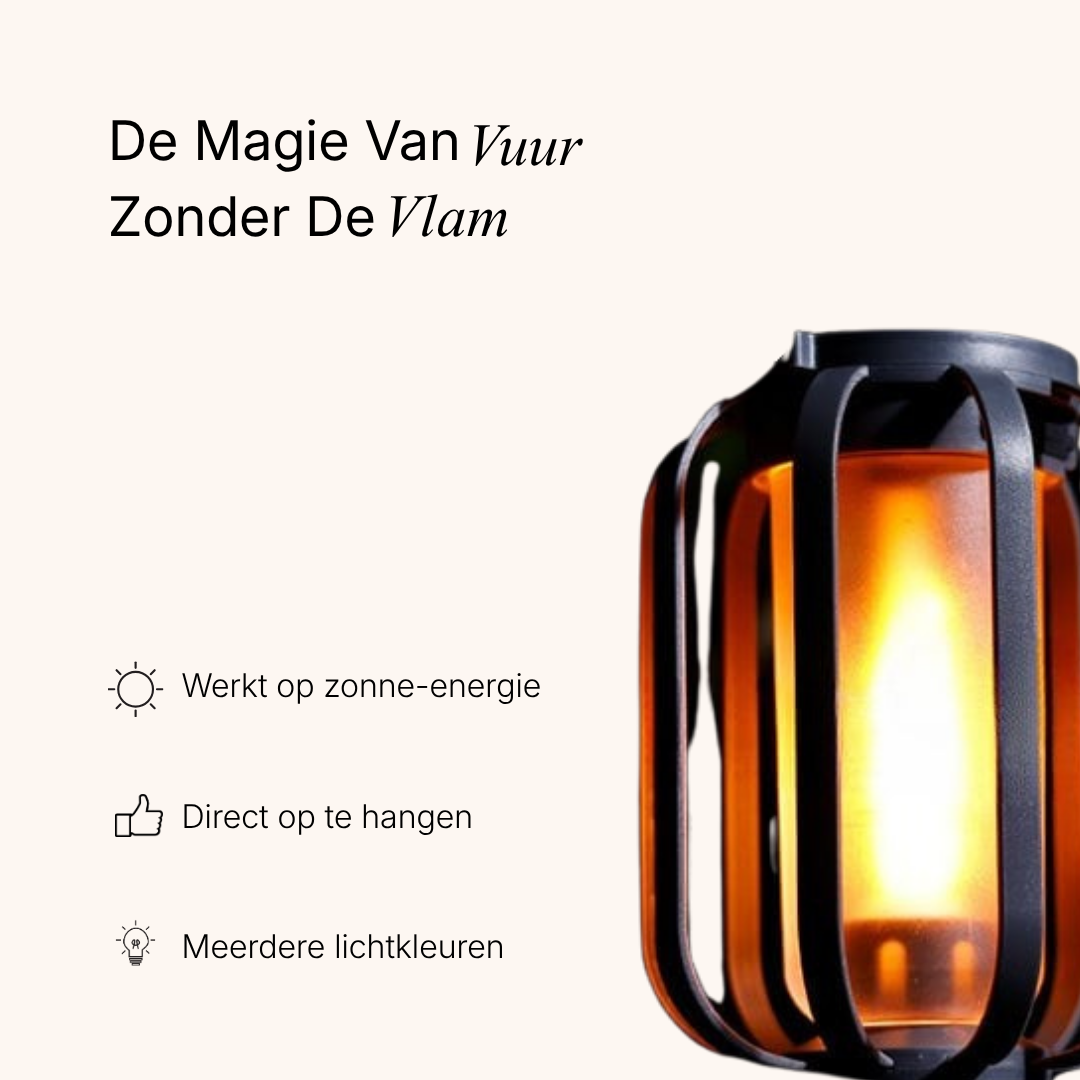 LumaFlame®| Draadloze sfeerhaard lamp