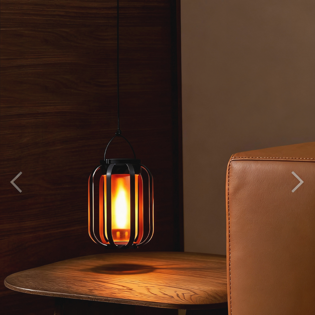 LumaFlame®| Draadloze sfeerhaard lamp