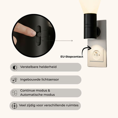 LysaLED® | Plug-in wandlamp