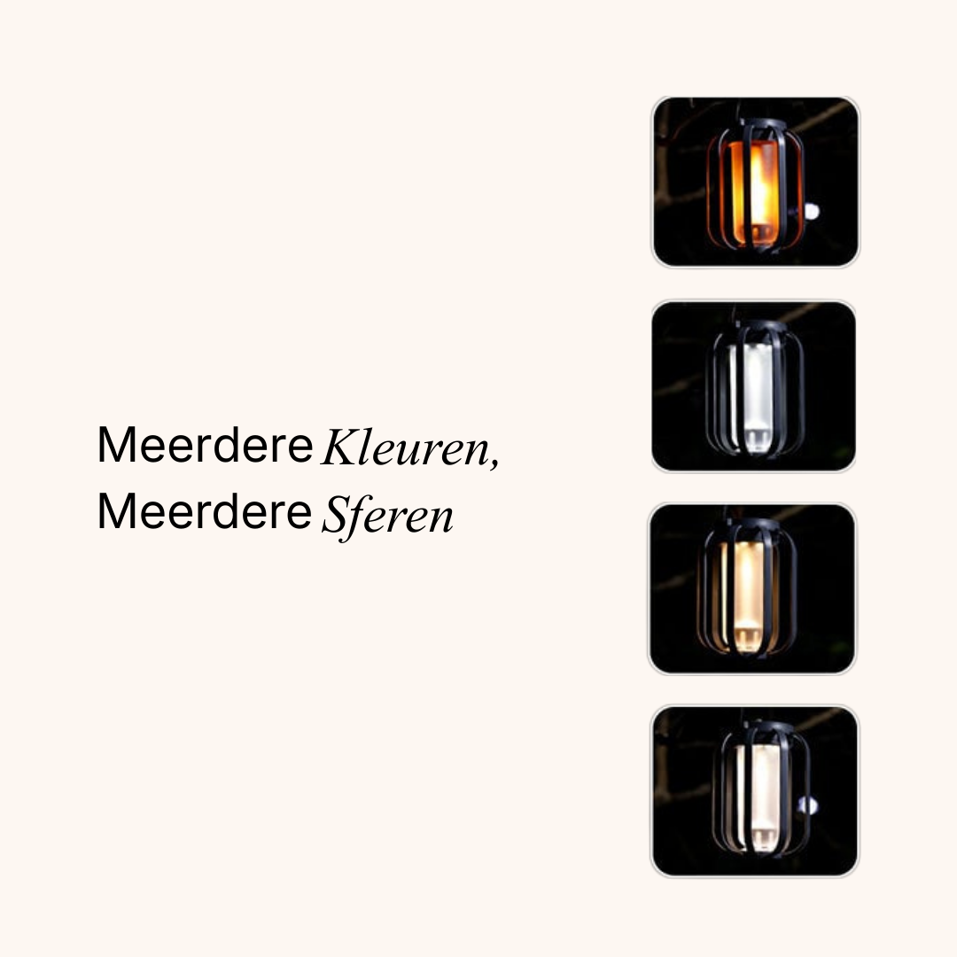 LumaFlame®| Draadloze sfeerhaard lamp